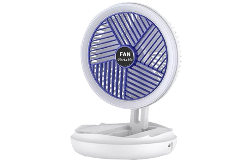 GLS Multifunctional Foldable Rechargeable Fan with Pen Holder