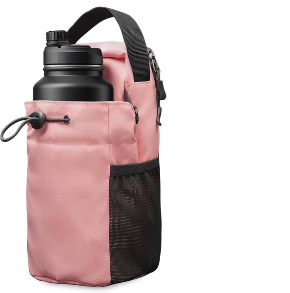 Magnetic Gym Bag Water Bottle Holder With Phone Pocket