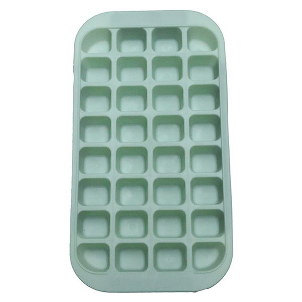 Flexible TPE Ice Cube Maker with Anthracite Holder, LFGB Approved