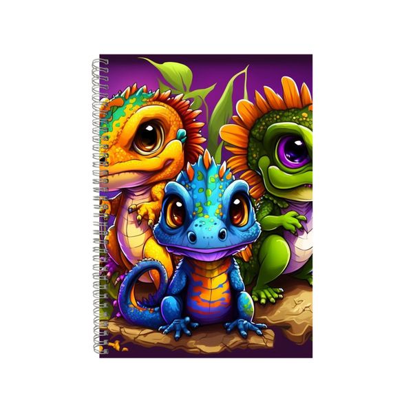 Baby Raptors Trio Notebook Animal Gift Idea Notepad Pad 81