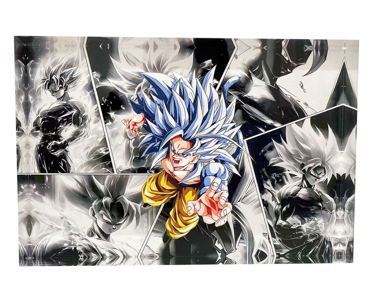 3D Anime Acrylic Block - Super Saiyan 5 Goku
