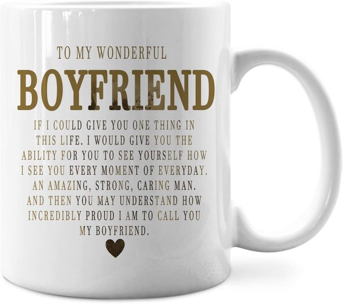 My Wonderful Boyfriend, -Father's day-Mother's day-Valentines-Christmas Mug
