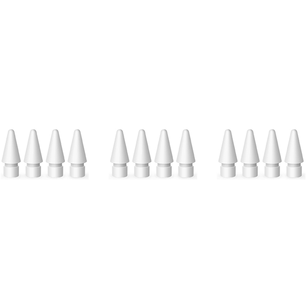 4 Pack Replacement Tip Compatible with Apple Pencil Nibs (White)