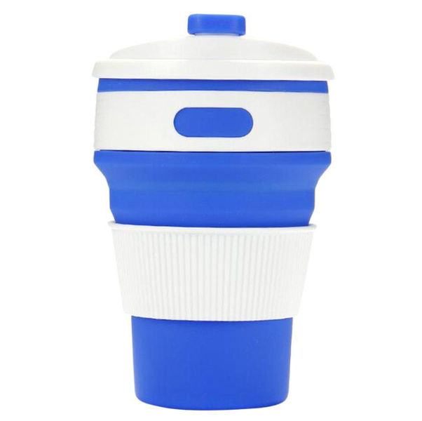 Collapsible Leak Proof Travel Silicone Coffee Cup 350ml