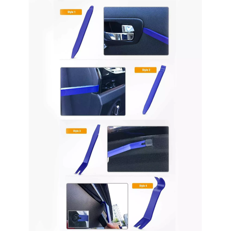 Auto Trim Removal Tool Kit, 5 Pcs Car Panel Door Window Tools Kit, Auto  Clip Fastener Remover Pry Tool Set