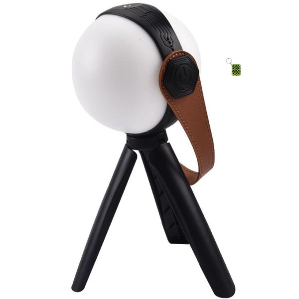 Rechargeable Outdoor Fairy Ball Camping Light With Stand &amp; Key Holder