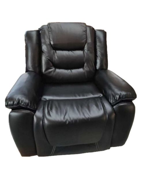 SMTE-Quality Single Leather Recliner Couch Sofa Chair - Black