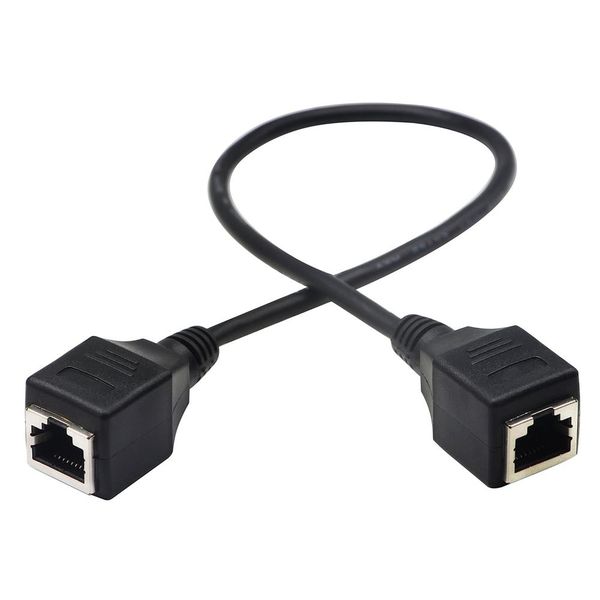 Entratech Rj45 Gigabit Inline Female To Female Coupler Cable - 30cm