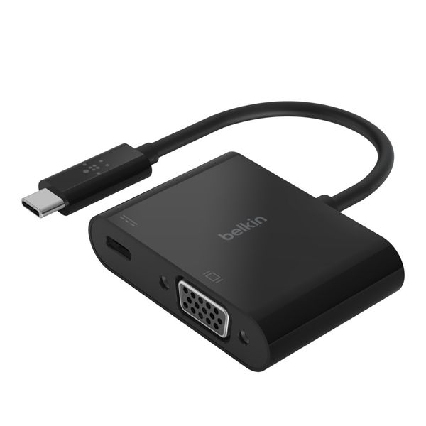 Belkin USB-C to VGA + 60W Power Delivery Charge Adapter