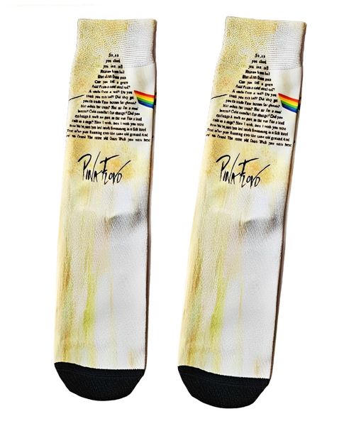 Pink Floyd Retro Style Novelty Socks