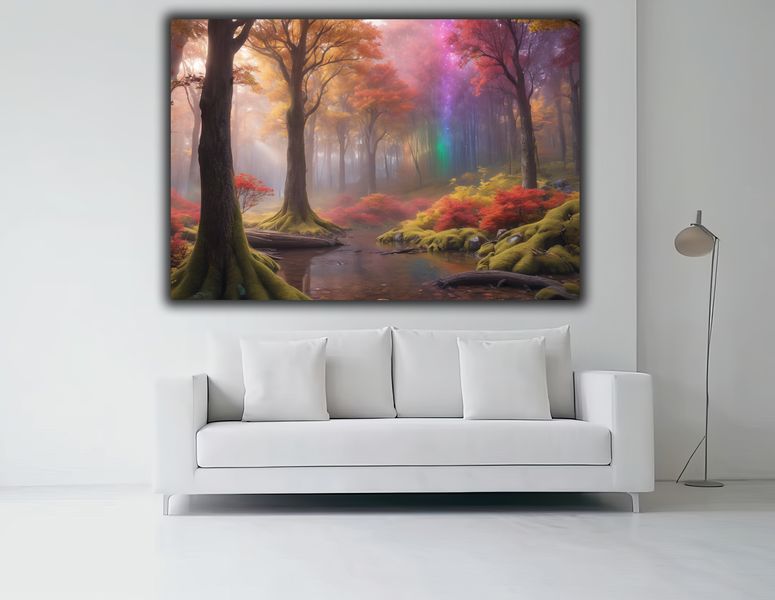 0088 Rainbow Nature Canvas Wall Art