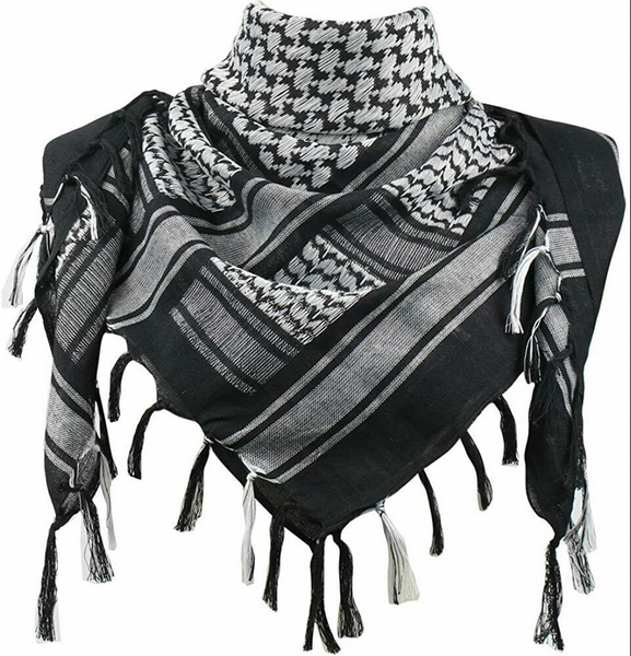 100% Cotton Shemagh Scarf - 110cm x 110cm