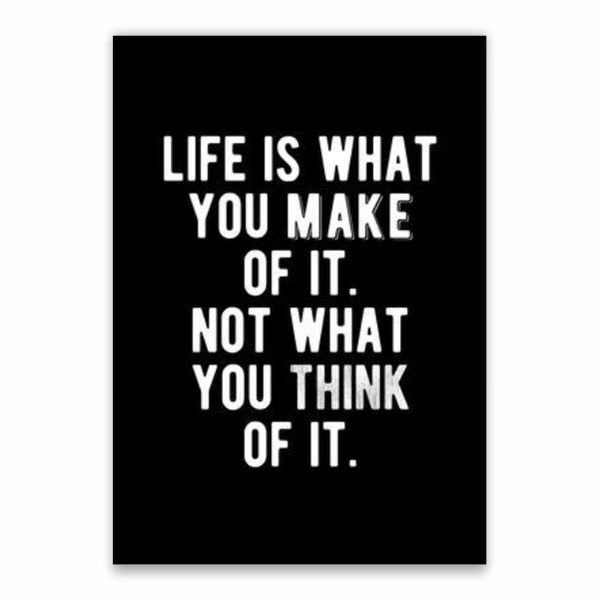 Motivational Quote Poster - A1