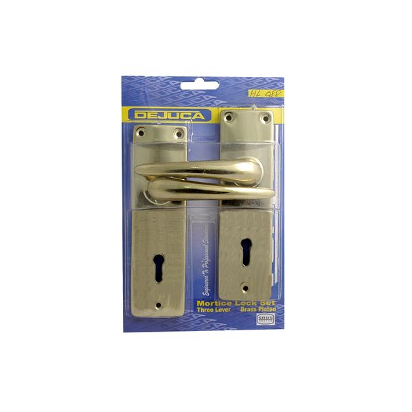 Dejuca - Mortice Lock Set - 3l - Bp - Blister - 3 Pack