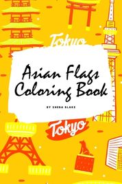 Asian Flags of the World Coloring Book for Children (6x9 Coloring Book