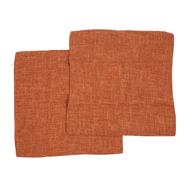 Burnt Orange Pillow Covers 18X18 Inch Set Of 2 Modern Farmhouse