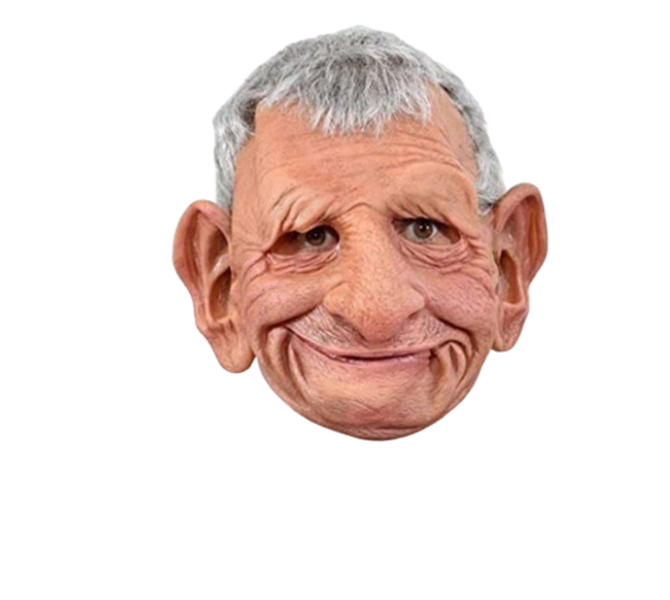 Big Ear Grandpa Latext Mask