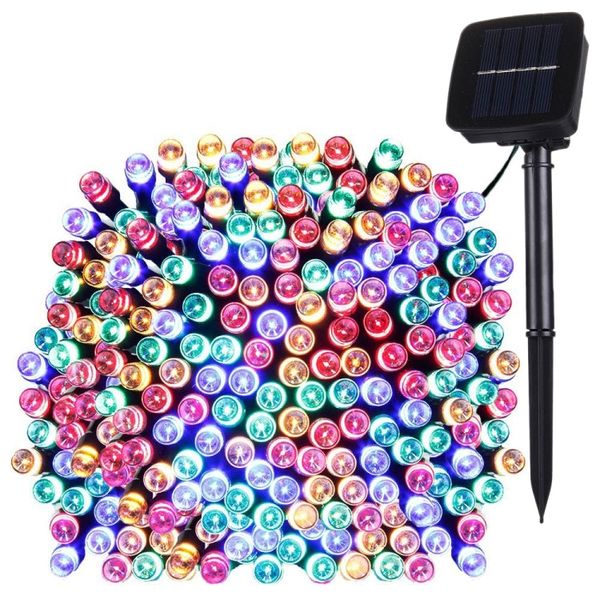 10M Multi-Colour Solar Fairy String Lights