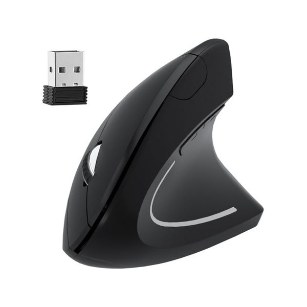Vertical mouse conforms to ergonomics 2.4GHz battery wireless optical mouse