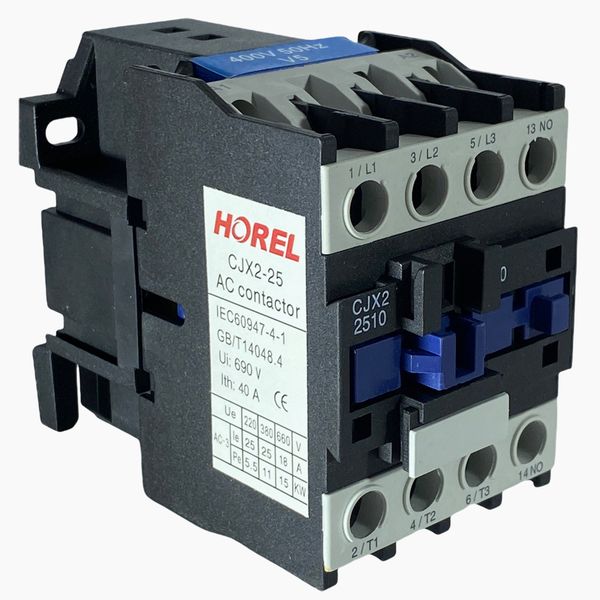 25Amp - 3 Phase Contactor - N/O - 400V AC Coil