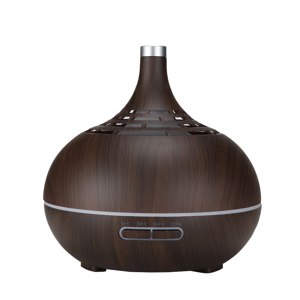 7 Color Light 400ML Essential Oil Diffuser With Remote Control Dark