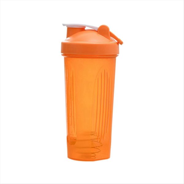 Shaker Cup Sports Portable Convenient Stirring Orange