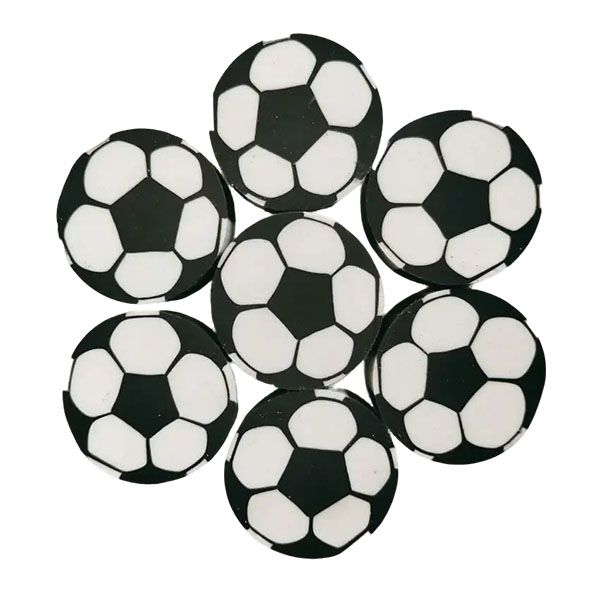 7 Soccer Ball Erasers -Residue-Free for School,Office&amp;Back-to-School Gifts