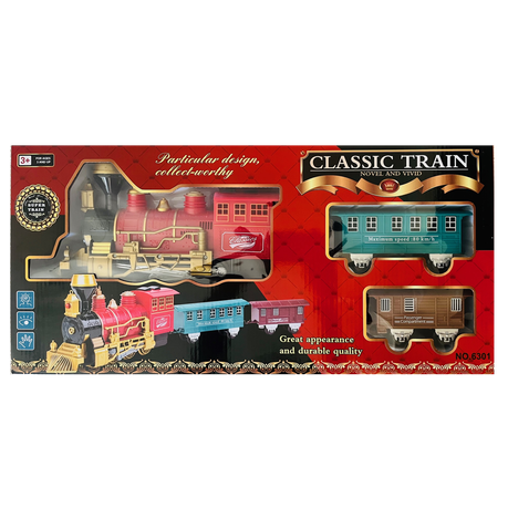 Wholesale Classic Electric Rail King Train Set with Tracks for