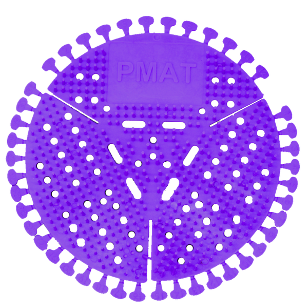 Original Urinal PMAT (Urinal Hygiene Mat) - 10 Pack Lavender/purple