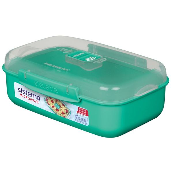 Sistema Microwave Rectangle 1.25L - Teal