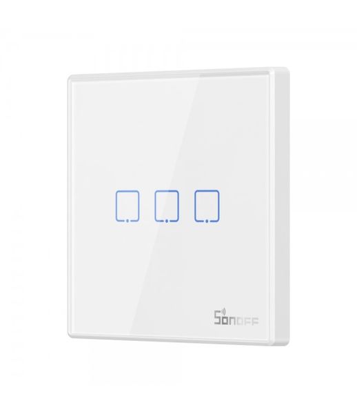 SONOFF T2EU3C-RF 86 type Wall Panel Sticky 433MHz Wireless RF Remote 3 Gang