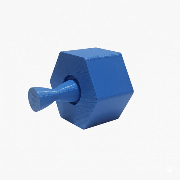 Hexagon Cake Pop Mould - 3D Printed - 5.5 × 5.5 × 3 cm