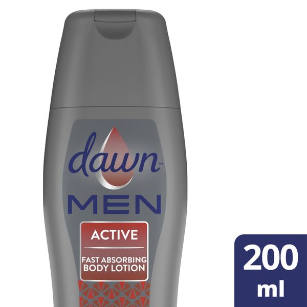 Dawn MEN Active Fast Absorbing Body Lotion for Dry Skin 200ml