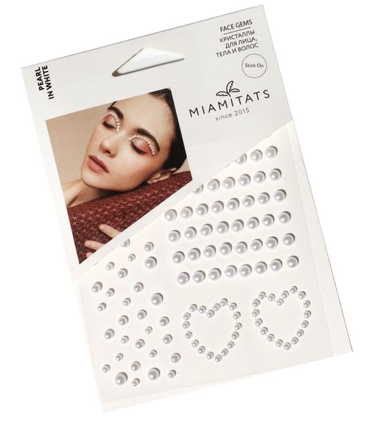 Set of Gems PEARL IN WHITE for Face, Body, Hair (121 units)