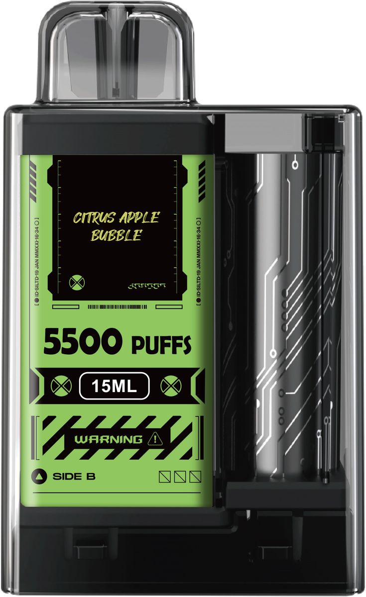 New Vapengin Disposable Vape 5500 Puffs Citrus Apple Bubble Flavour
