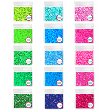 Ironing Beads - Essential Bead Colour Mix - 3450 Beads - 15x230 Small Tubs Image