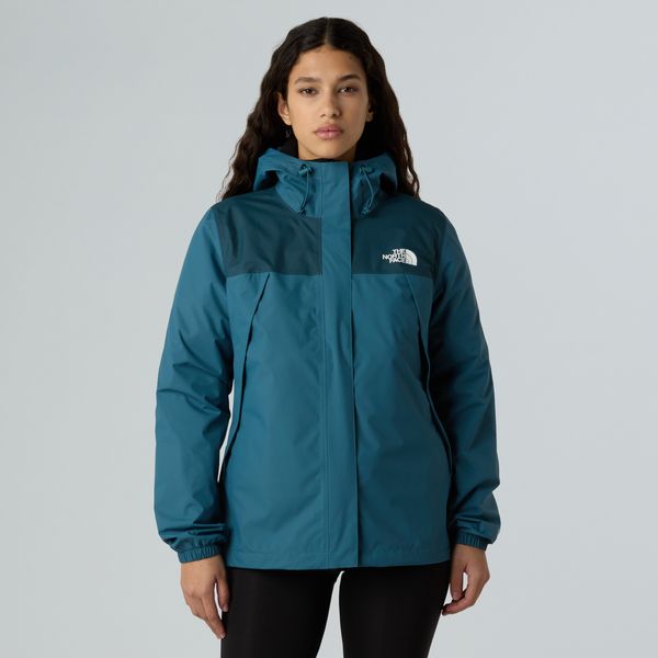 The North Face - Women's Antora Rain Jacket in Space Deep Cypress Blue