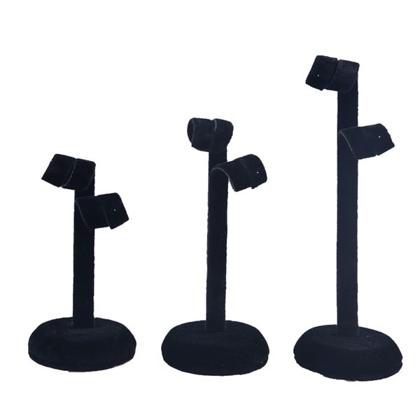 3 Pieces/ Set Velvet Earrings Rack Holder Jewelry Display Stand