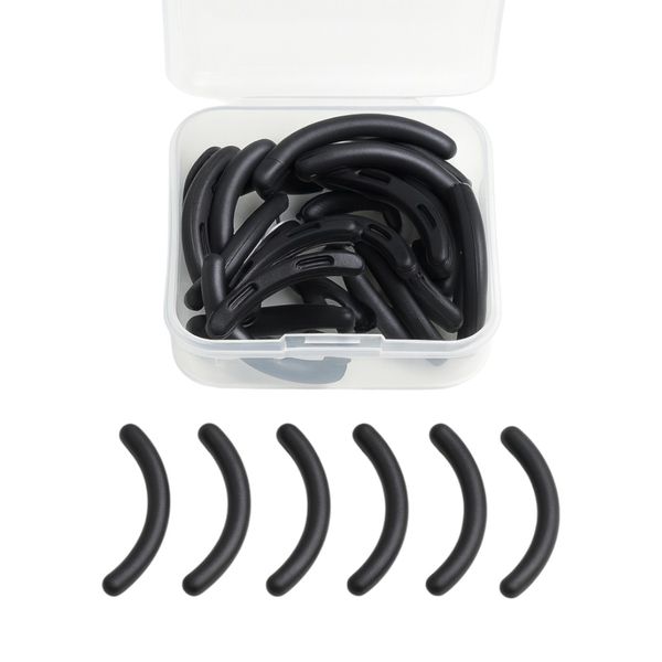 30 Piece Eyelash Curler Silicone Replacement Pads - Black