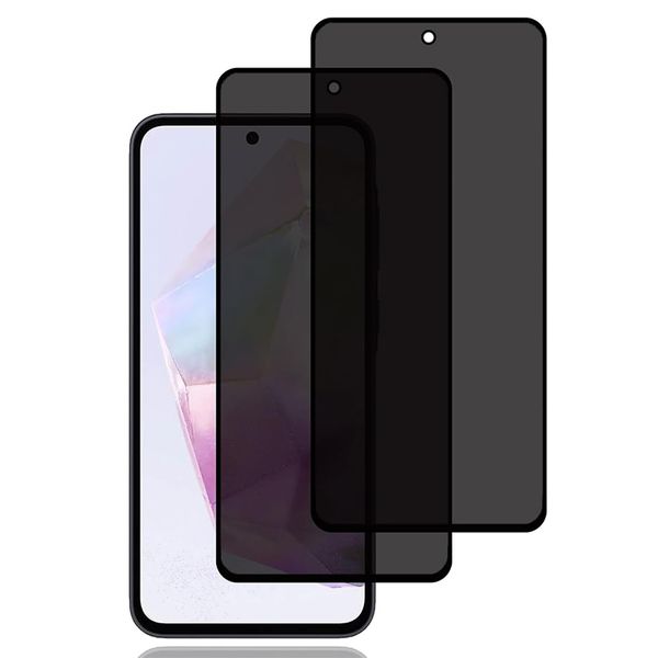 2-Pack Privacy Screen Tempered Glass Film Compatible With Galaxy A16 4G/5G