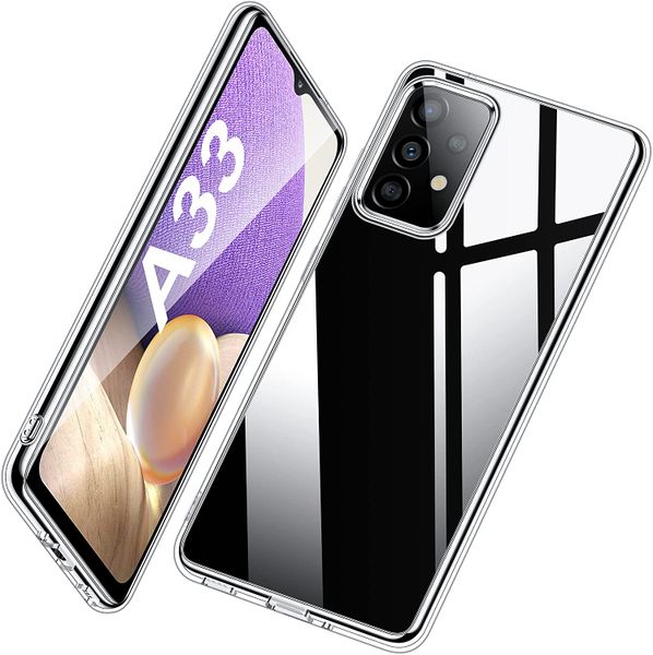 TUFF-LUV PC Hard Crystal Case for Samsung Galaxy A33 5G - Clear