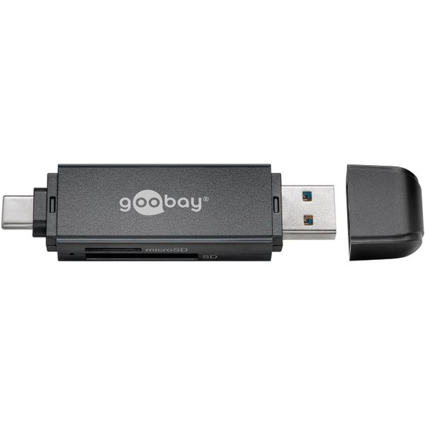 Goobay USB 3.0 and USB-C 2in1 Card Reader
