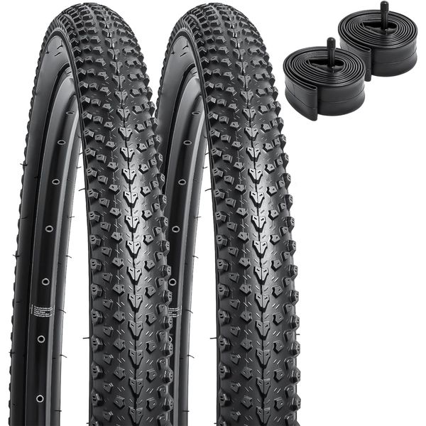 2-PCS 26X2.125 Mountain Bike Tyre Set and 26" Bike Tubes