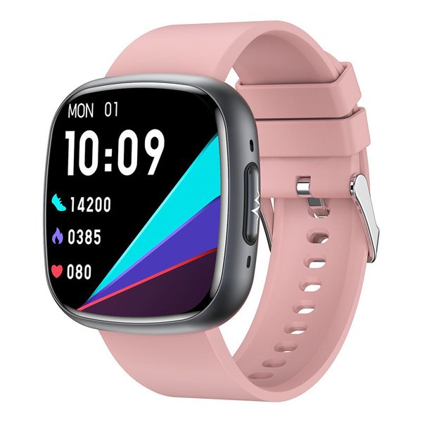 Pink Et593 1.75" Amoled Ecg Smartwatch Bt Call image