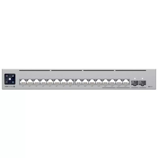 Ubiquiti UniFi Pro Max Switch 16 with 12 PoE 4x 2.5Gbps PoE++ 180W