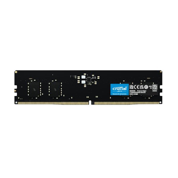 Crucial 8GB DDR5-4800MHz UDIMM Desktop Memory - High-Speed RAM
