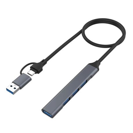 Type-C/USB-C to 4 Port USB Hub Multiport 3.0 and 2.0 USB Port for PC Laptop Image