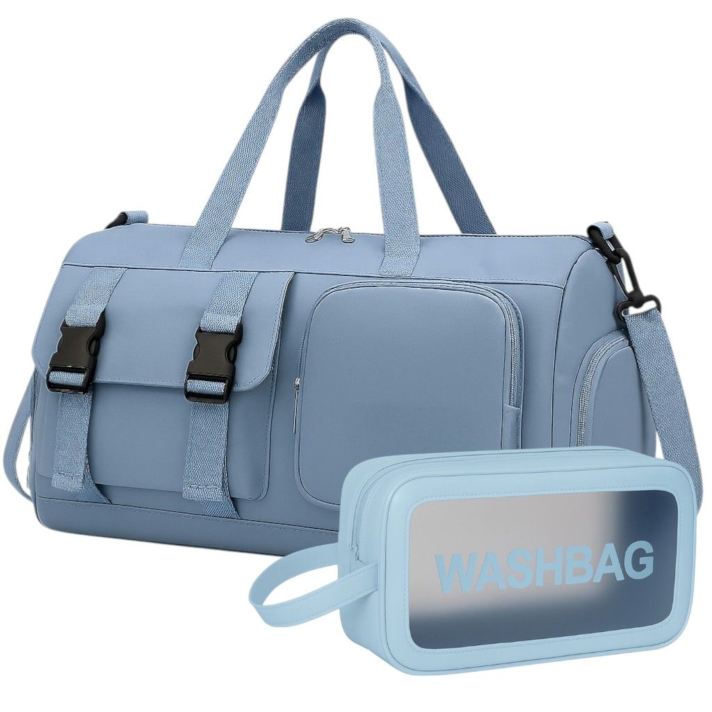 Yoga Essential Fashion Waterproof Travel Gym Duffel Bag and Toiletry Bag