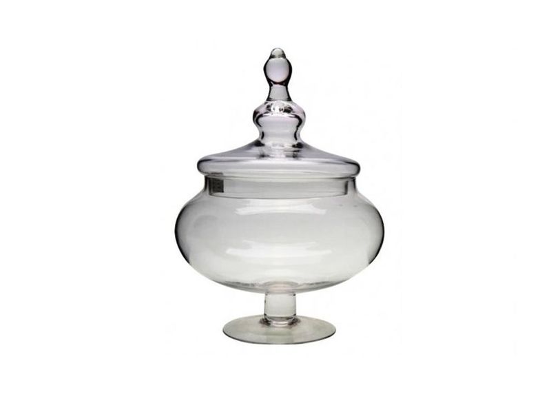 Glass Ornament Storage Containers Jar - 20cm