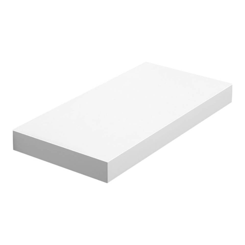 Bragg Venice Floating Wall Shelf, White
